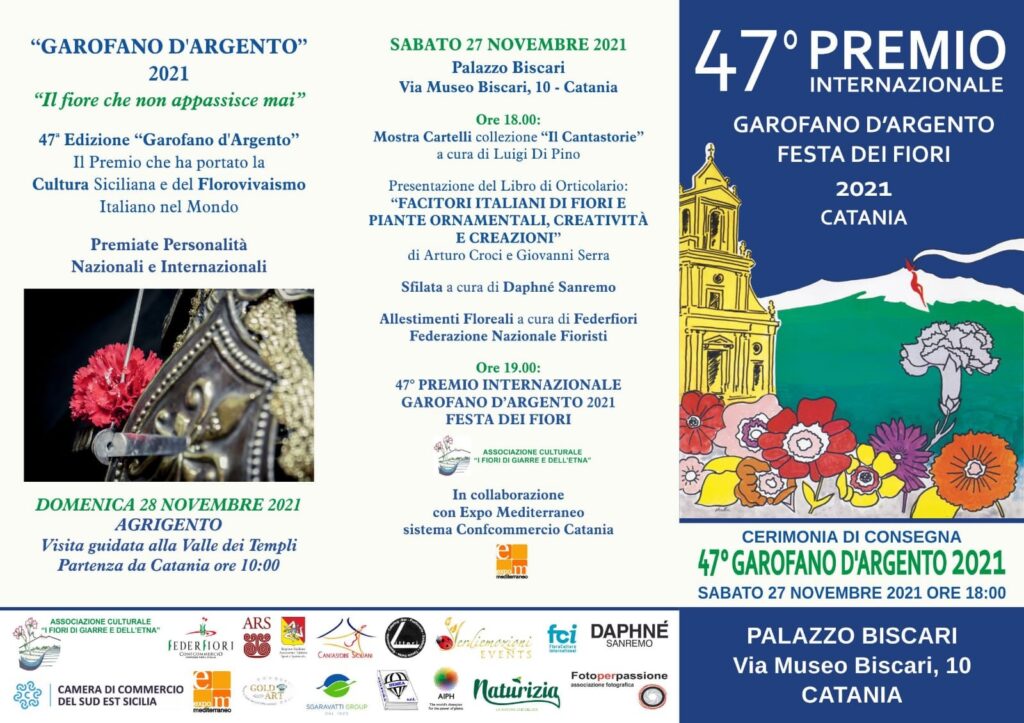 Garofano d'Argento 2021, la locandina ufficiale dell'evento