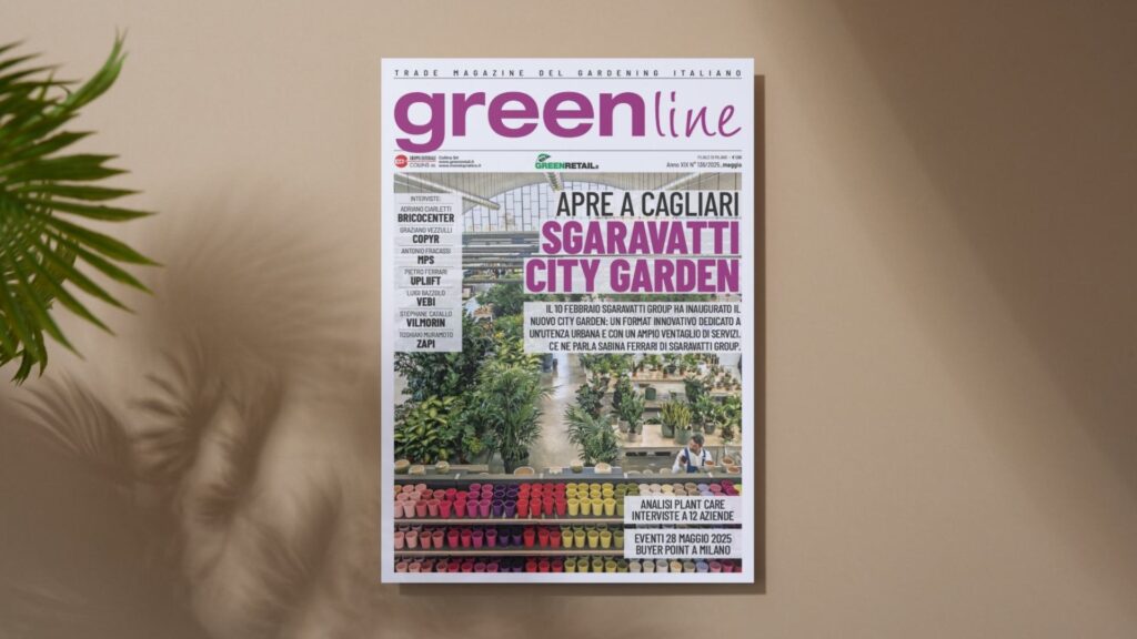Copertina Greenline di maggio, con il City Garden Sgaravatti