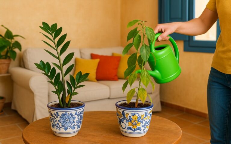 Annaffiare le piante dopo le vacanze
