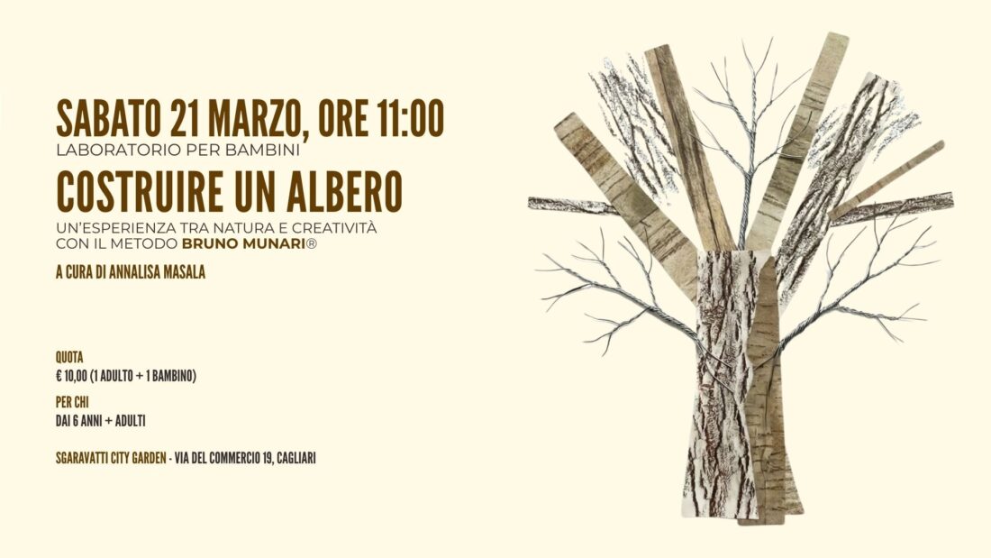 Laboratorio per bambini Costruire un Albero, Sgaravatti city Garden